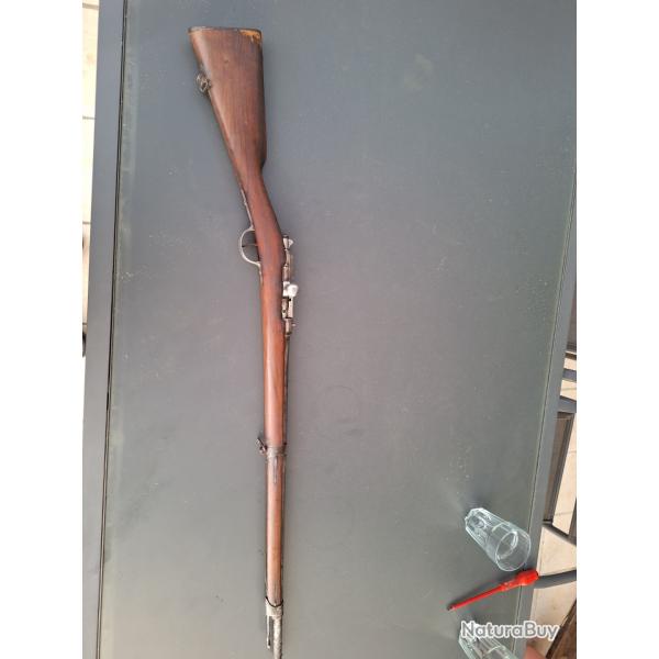 Fusil GRAS transform chasse en calibre 24 bois  long