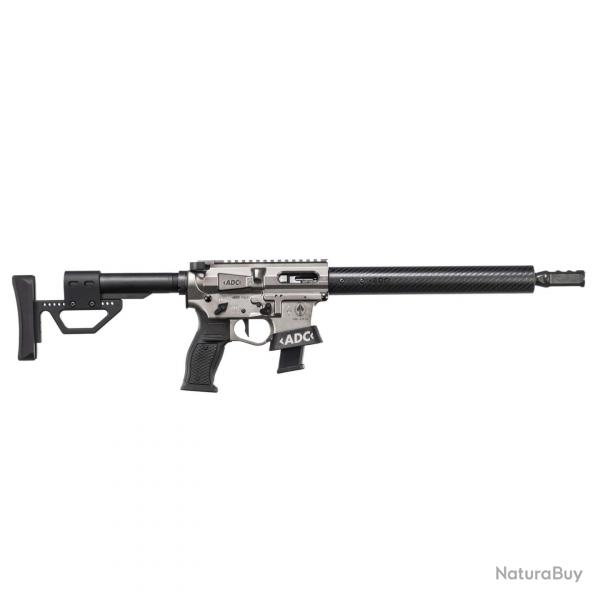 Carabine AR9 Super Comptition ADC CAL. 9X19 Division IPSC PCC Argent 14.5" LEVIER GAUCHE