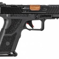 Pistolet Zev Oz9 X Calibre 9X19 Compact Noir/Bronze