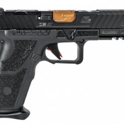 Pistolet Zev Oz9 Calibre 9X19 Standard Noir/Bronze Fileté
