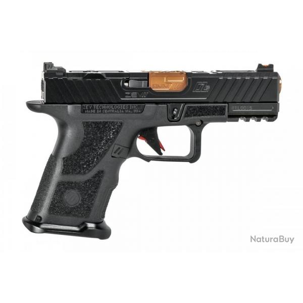 Pistolet Zev Oz9 Calibre 9X19 Compact Noir/Bronze
