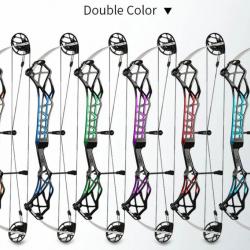 TOPOINT - Arc à Poulies X38-L Dual Color DROITIER (RH) 45-60 # BLACK-BLUE
