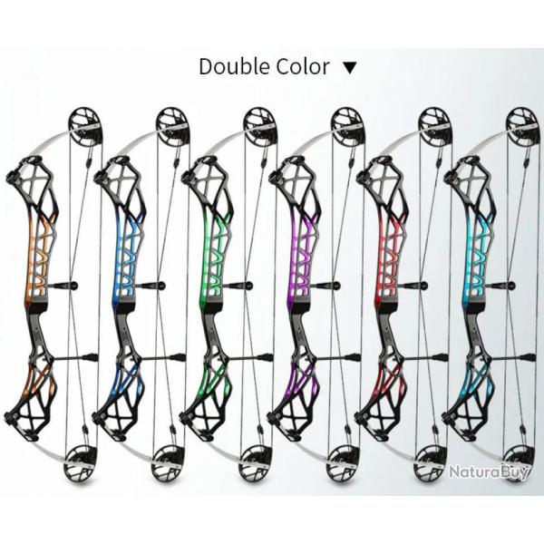 TOPOINT - Arc  Poulies X38-LDual Color DROITIER (RH) 35-50 # BLACK-BLUE