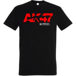 AK-47 T-Shirt Noir-Rouge