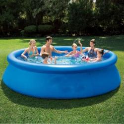 Piscine hors sol en PVC - 366 x 76 cm - Installation facile et résistante