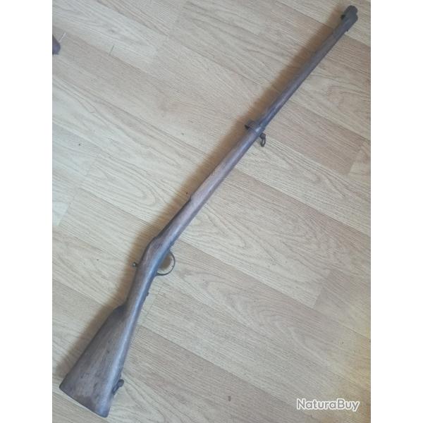 Rare crosse complte pour carabine rglementaire Gras de cadet.