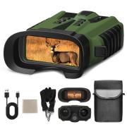 Jumelles Vision Nocturne Gthunder - 300m IR, Zoom 4x, LCD 3" | Chasse, Camping