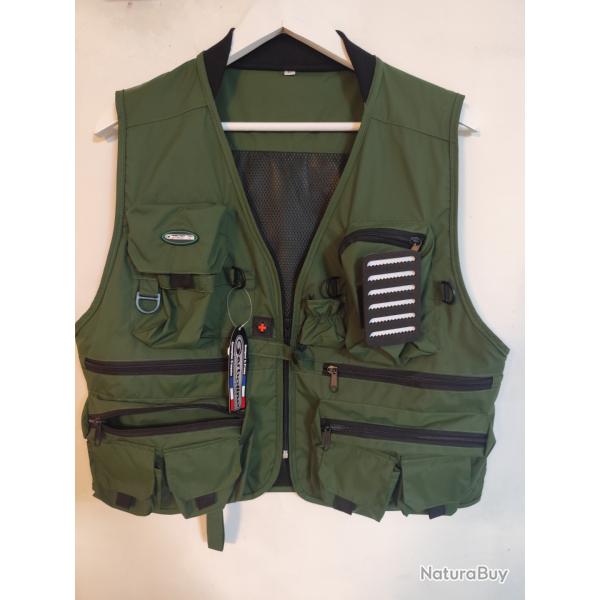 Gilet de pche  la mouche GARBOLINO Taille L