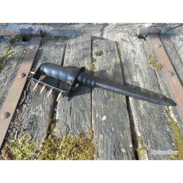 POIGNARD DE TRANCHEE WW1 Tirailleurs sngalais (TRENCH KNIFE )
