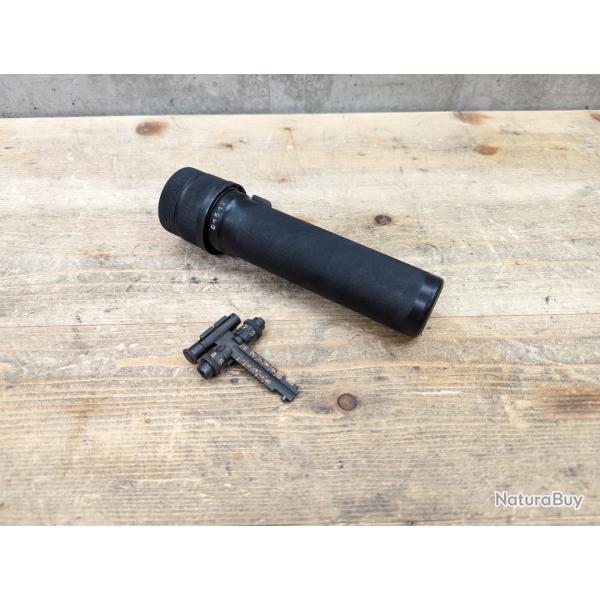 Authentique Silencieux Russe PBS-1 pour AK47 / AKM + hausse spcifique - 01517