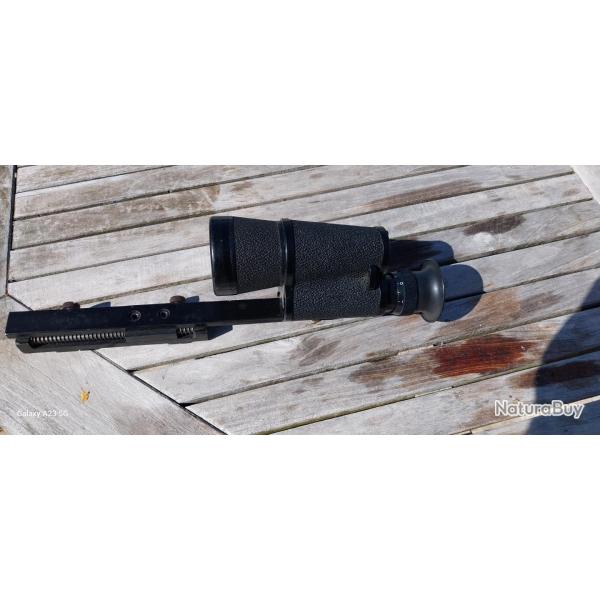 LUNETTE 7X50 GABION AVEC RAIL COMPENSATEUR POUR FUSIL SEMI AUTOMATIQUE
