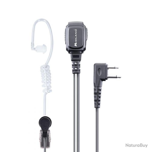 OREILLETTE MIDLAND MA31 L Pro Microphone 2 Broches pour G9/G13