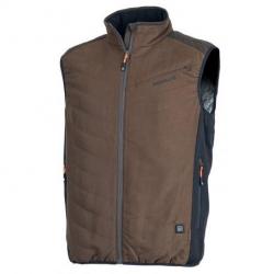 Pack gilet chauffant marron Somlys + batterie 5V