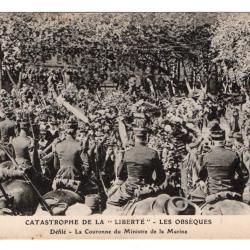 CPA - Marine Militaire - CATASTROPHE DE LA " LIBERTÉ "-LES OBSÈQUES   N°3412