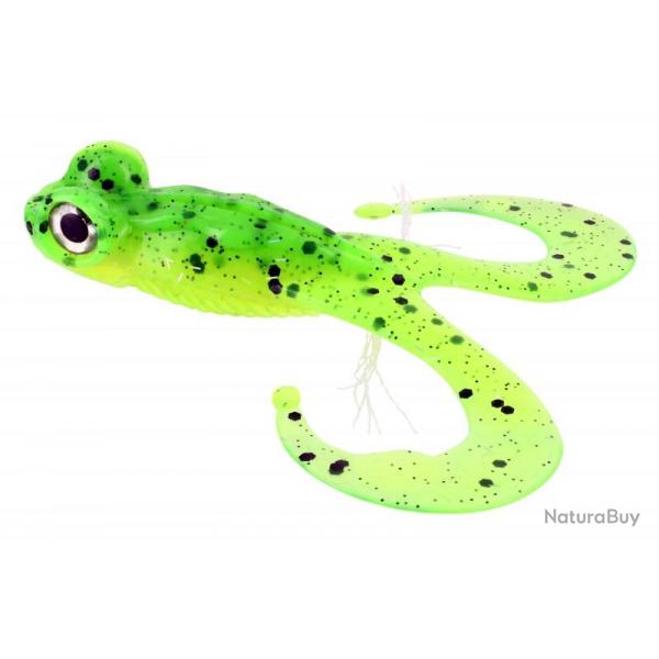 Leurre souple Gunki Bull Frog 130 Lime Chart Pepper