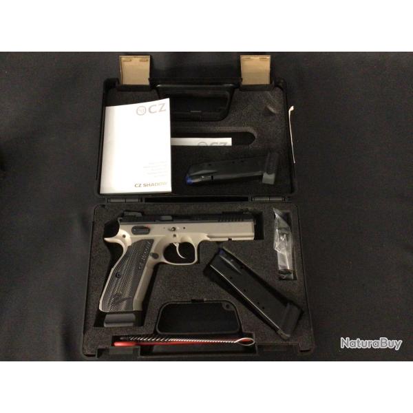 Pistolet CZ SHADOW II URBAN GREY en calibre 9x19 comme neuf