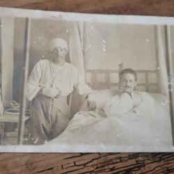 Carte photo Soldats Bléssés WW1