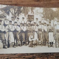 Carte photo Tirailleurs identifiés 19è et 20è 1917