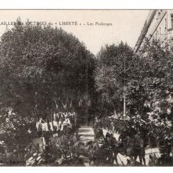 CPA -Marine Militaire - FUNÉRAILLES DES VICTIMES  DU " LIBERTÉ " -Les Prolonges  N°3410