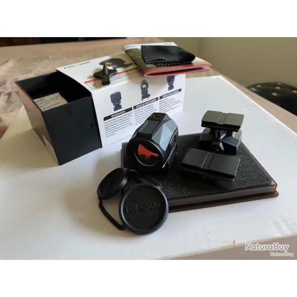micro point rouge Holosun SCRS-RD-MRS + un montage bas - NEUFS