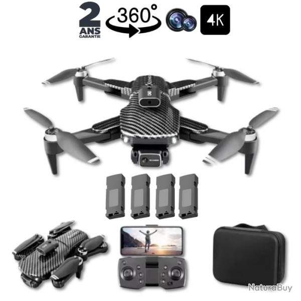 Drone 4K avec double camra et dtecteur d'obstacle  360' et 4 batteries