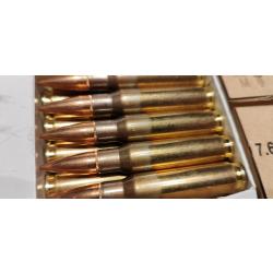 Cartouches GGG cal.308win 147gr FMJ - Lot de 3 boîtes de 20