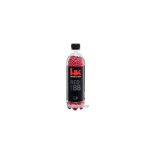 BILLES BBS 6MM HK RED 0.25G BOUTEILLE X2700