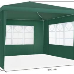 Tonnelle de jardin 3x3m - Vert - Livraison rapide et gratuite