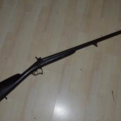 FUSIL DE CHASSE A PERCUSSION- D'EPOQUE NAPOLEON III -SECOND EMPIRE ET BELLE EPOQUE