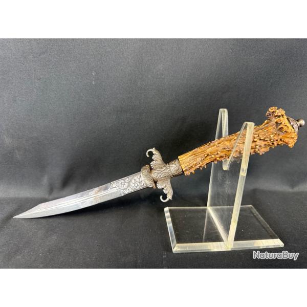 MAGNIFIQUE COUTEAU DE CHASSE CHATELLERAULT
