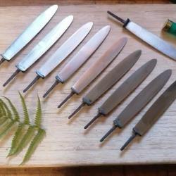 10 lames forgées couteaux