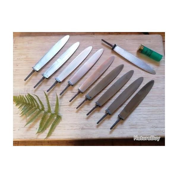 10 lames forges couteaux