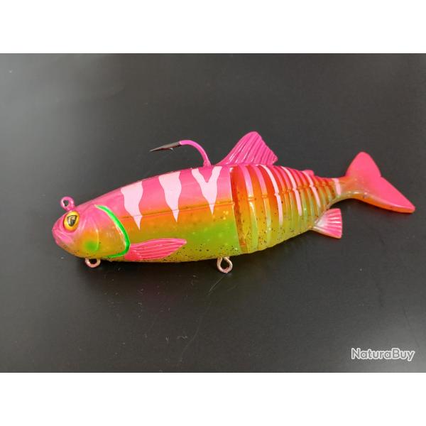 Leurre souple Fox rage replicant jointed 23cm pink lady EXCLUSIF