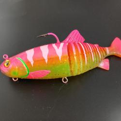 Leurre souple Fox rage replicant jointed 18cm pink lady EXCLUSIF