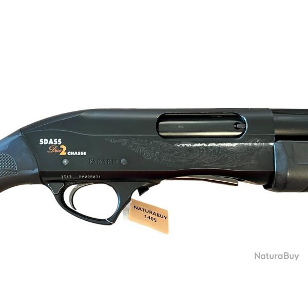 Fusil  pompe FABARM "SDASS 2 Chasse" cal 12/76, 76cm, mise  prix 1 sans prix de rserve, occasion