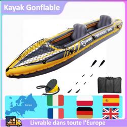 Kayak gonflable  facile à ranger et à transporter 3,5m poids maximum pour 2 personnes