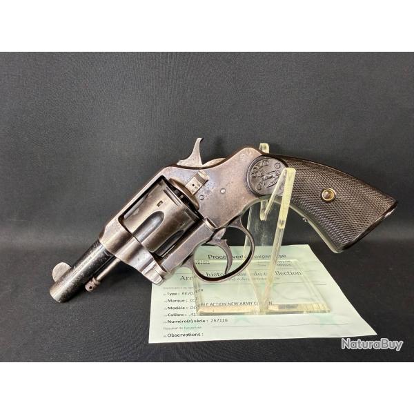 SUPERBE COLT NEW ARMY CIVIL TARDIF calibre 41LC