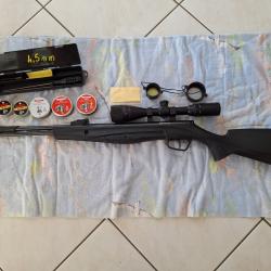 Carabine à air comprimé Stoeger RX40 synthétique combo 3-9x40 cal.4.5 - 19.9 Joules + lot de plombs