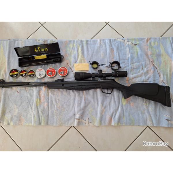 Carabine  air comprim Stoeger RX40 synthtique combo 3-9x40 cal.4.5 - 19.9 Joules + lot de plombs