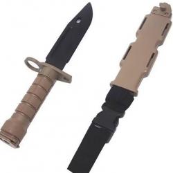 baïonnette M9 couteau  poignard en plastique caoutchouc airsoft