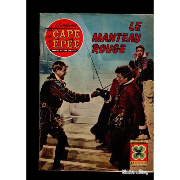 aventures de cape et d'pe 9 roman photo le manteau rouge