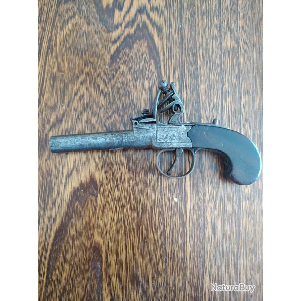 Pistolet ancien  Silex London