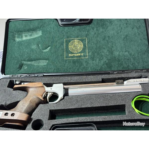 Pistolet de comptition 10m Steyr LP2 - 4.5mm - Droitier - Crosse L - AD001
