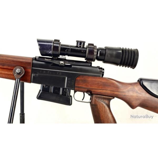 FUSIL D'INFANTERIE MAS FR-F1 PRSRIE NUMERO 169 BOIS NOYER TIREUR D'ELITE CALIBRE 7,5x54 MAS FRF1 -