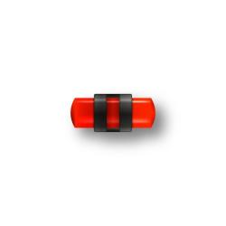 Guidon ajour&eacute; Colombi Rouge Fluo - 2.6 mm / D3,5/L10 / Rouge
