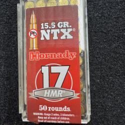 Hornady NTX 17 HMR 15.5 g (x50)