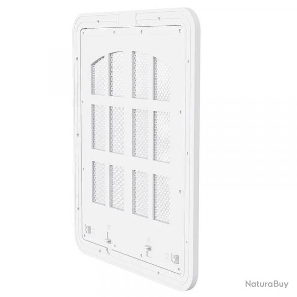 Grande porte d'cran pour chien, ouverture  rabat, porte pour porte d'cran avec 4 voies d'entre, 