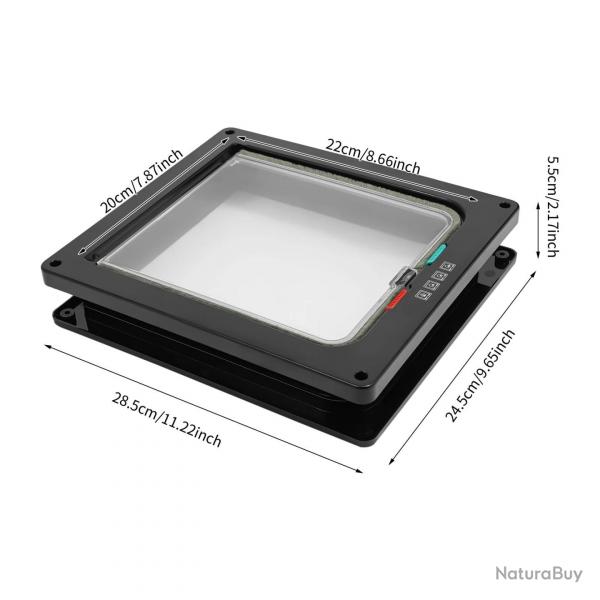 Porte pour chat pour chats, grandes dimensions intrieures du patte pour chat 8,66 x 7,87 pouces, ac