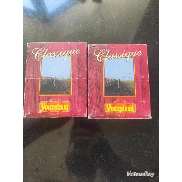 Cartouche cal 12 plomb de 1, lot de 2 botes vouzelaud classique