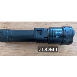 LAMPE DE POCHE SUPER LEGERE ULTRA PUISSANTE ETANCHE ABS SOLIDE Z00M X200 LIVREE AVEC CORDON CHARGEUR